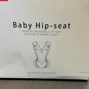 Bebe White Baby Hip-seat